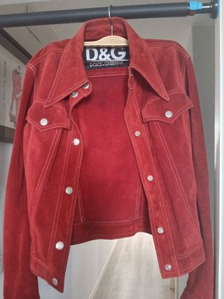 Cazadora Dolce & Gabbana ante roja