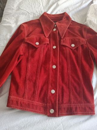 Cazadora Dolce & Gabbana ante roja