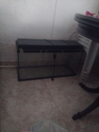 Pecera con luz 40€