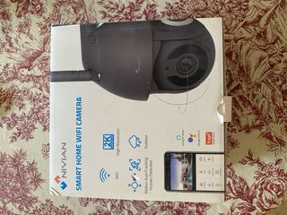 Cámara de Vigilancia PTZ Negra