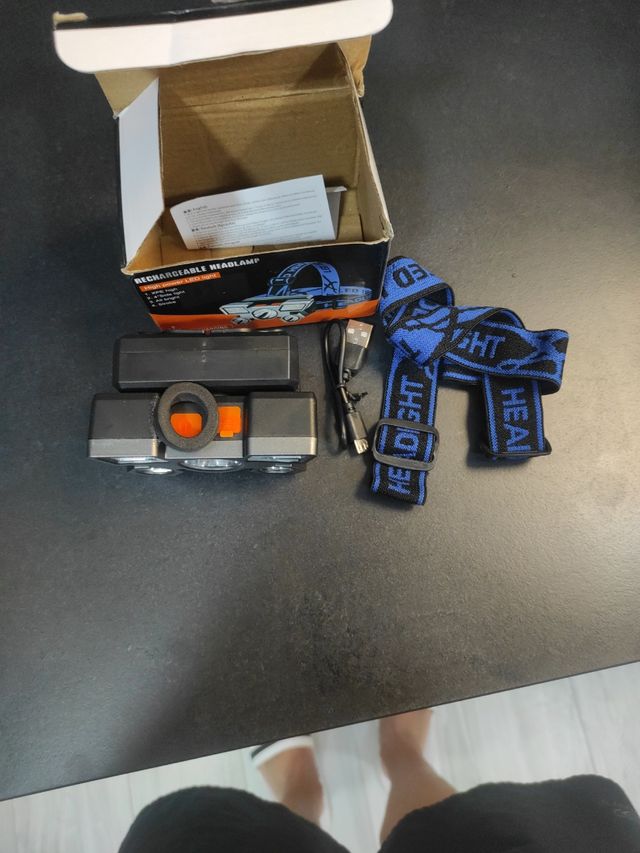 Linterna Frontal Recargable