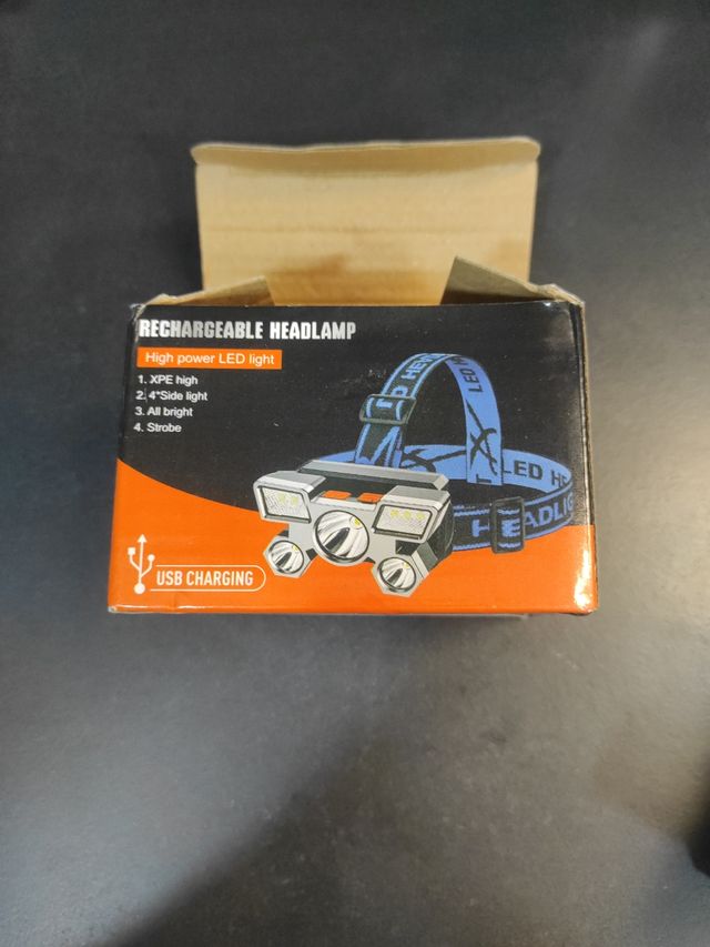 Linterna Frontal Recargable