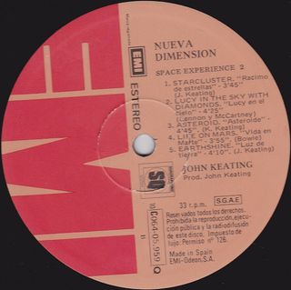 John Keating - Experiencia Espacial 2 Vinilo