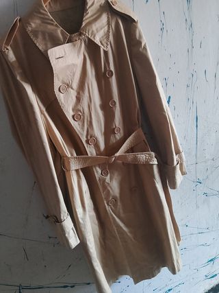 Gabardina Beige Mujer