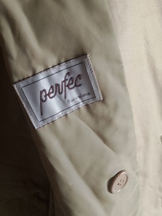 Gabardina Beige Mujer