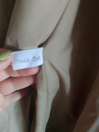 Gabardina Beige Mujer