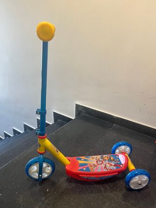 Patín infantil 3 ruedas Paw Patrol
