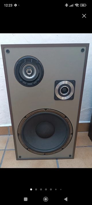 Altavoz Vintage W marrón 