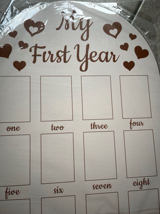 Cornice per foto 1 anno