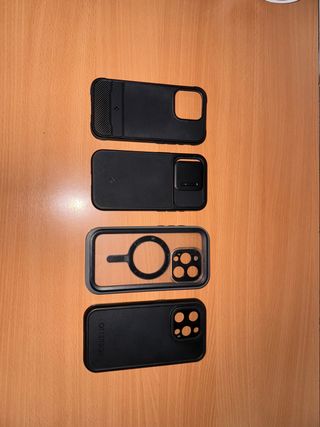 Paquete 4 fundas iPhone 15 Pro
