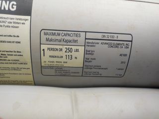 Kayak Firefly Advanced Elements Amarillo