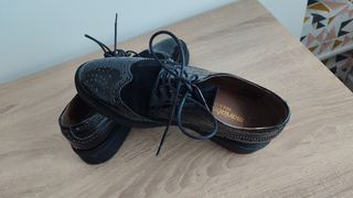 Zapatos de piel negros