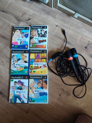 Micros y juegos PS2 Singstar