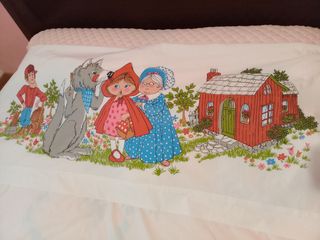 Lenzuola singolo Cappuccetto Rosso vintage