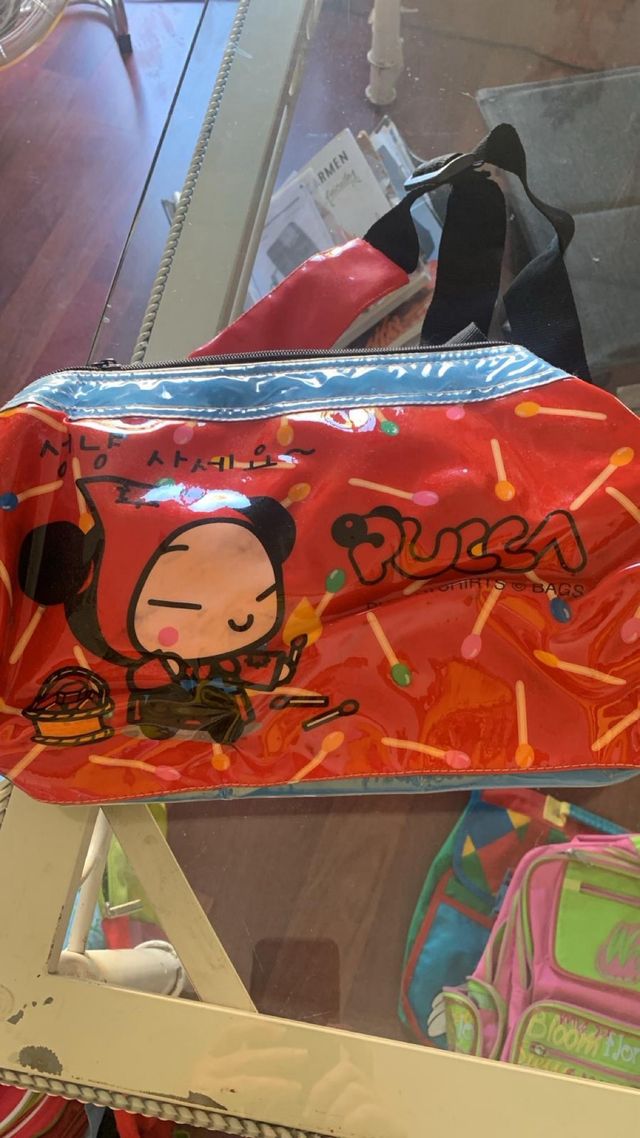 Mochila Pucca infantil plastificada