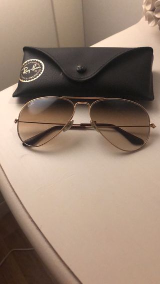 Gafas Ray-Ban Aviator Marrón Degradado