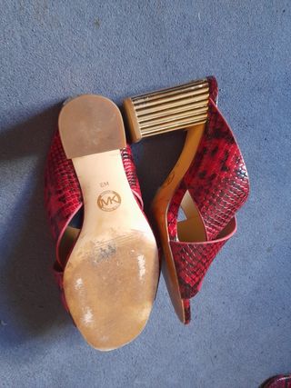 Zapatos Michael Kors Rojos Serpiente