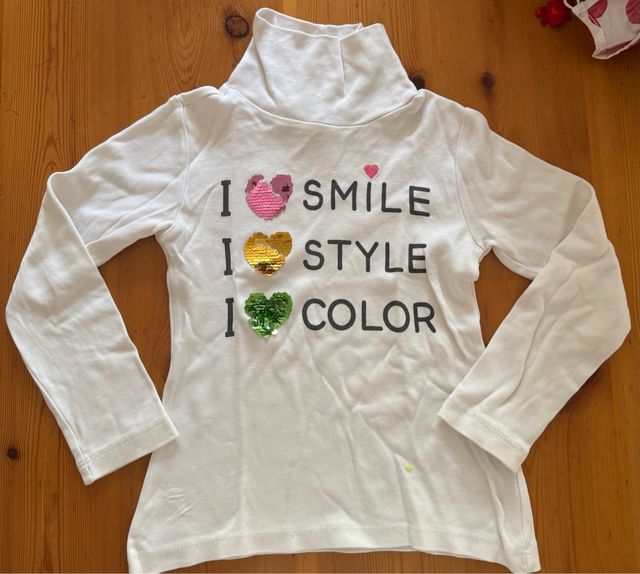 Blukids Magliette Cotone Bambina Maglia Blukids Caldo Cotone