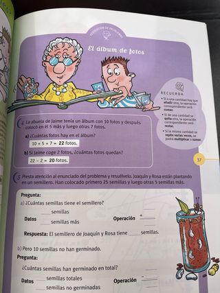 vacaciones Santillana Matemáticas 3 primaria