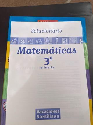 vacaciones Santillana Matemáticas 3 primaria