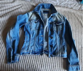 Cazadora Vaquera Massimo Dutti Azul