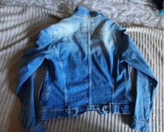 Cazadora Vaquera Massimo Dutti Azul
