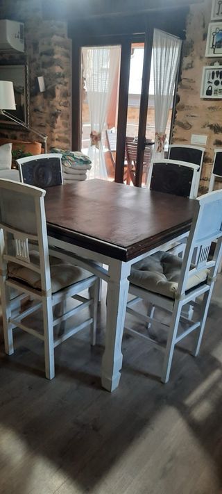 80 euros!Conjunto mesa y sillas. OFERTA!!!