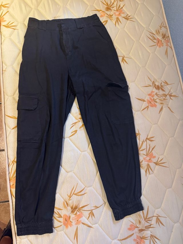 Pantalones Cargo Pull&Bear Azul