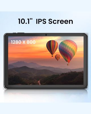★ Tablet 10.1 Android 15, 18GB RAM 128GB ROM, Gris