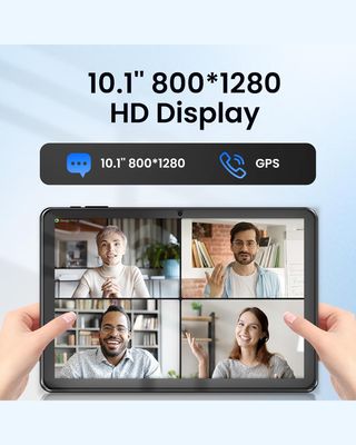 ★ Tablet 10.1 Android 15, 18GB RAM 128GB ROM, Gris