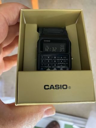 Reloj Casio CA-53WF Calculadora Negro