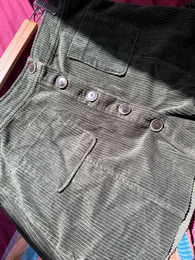 Falda mini Zara verde