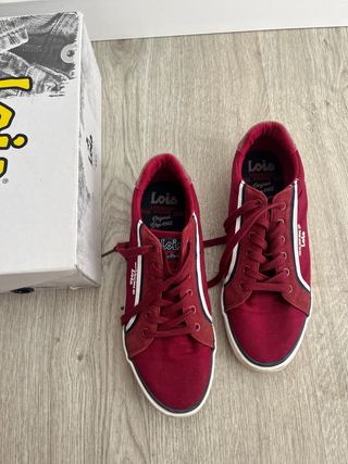 Zapatillas Lois Hombre Talla 44 Rojas