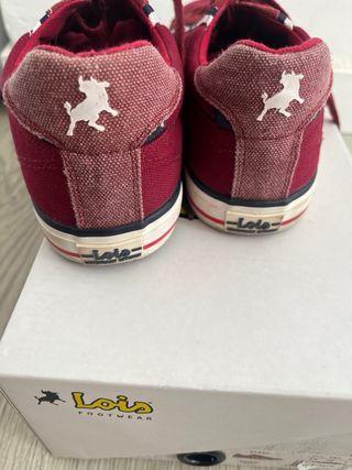 Zapatillas Lois Hombre Talla 44 Rojas