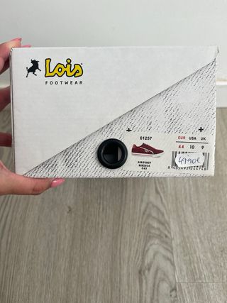 Zapatillas Lois Hombre Talla 44 Rojas