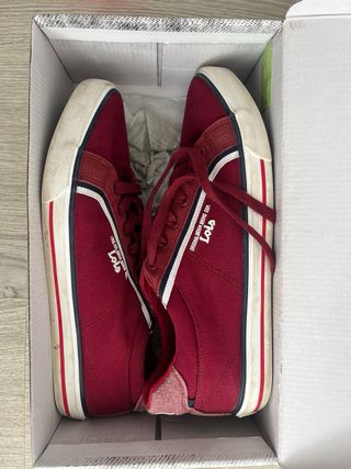 Zapatillas Lois Hombre Talla 44 Rojas