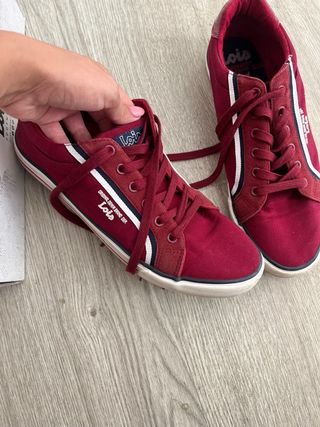 Zapatillas Lois Hombre Talla 44 Rojas