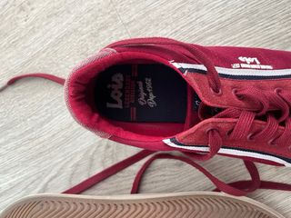 Zapatillas Lois Hombre Talla 44 Rojas