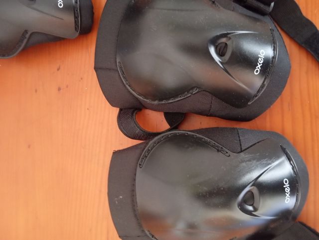 Protecciones Oxelo Talla S (Usadas 1 vez)