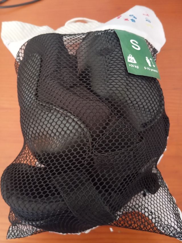 Protecciones Oxelo Talla S (Usadas 1 vez)