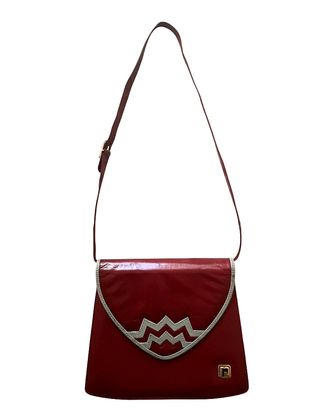 Bolso Paco Rabanne 70s Rojo y Gris