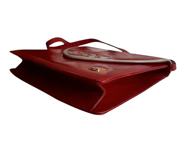 Bolso Paco Rabanne 70s Rojo y Gris