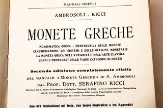 Monete Greche - Manuale Hoepli - Ambrosoli Ricci
