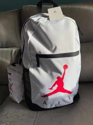Mochila Nike air Jordan Blanca Nueva