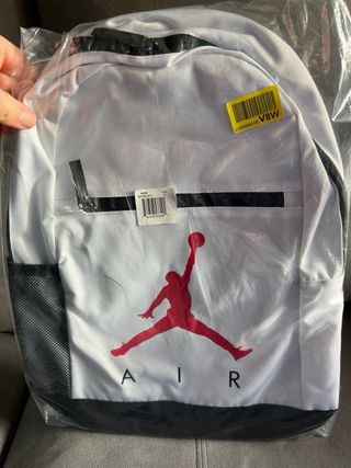 Mochila Nike air Jordan Blanca Nueva