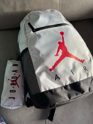 Mochila Nike air Jordan Blanca Nueva