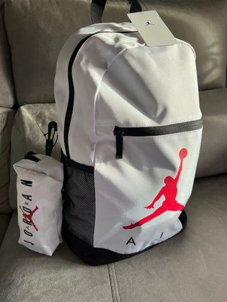 Mochila Nike air Jordan Blanca Nueva