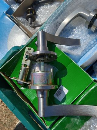 Manitas de puerta de acero inoxidable