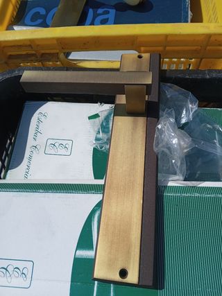 Manitas de puerta de acero inoxidable