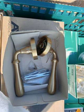 Manitas de puerta de acero inoxidable